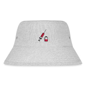 Spritze - Stanley/Stella recycelter Bucket Hat - Grau meliert - Vorne