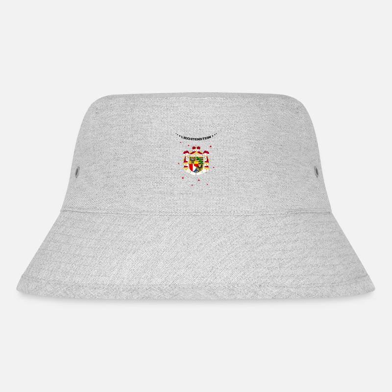 Liechtenstein - Stanley/Stella recycelter Bucket Hat - Grau meliert