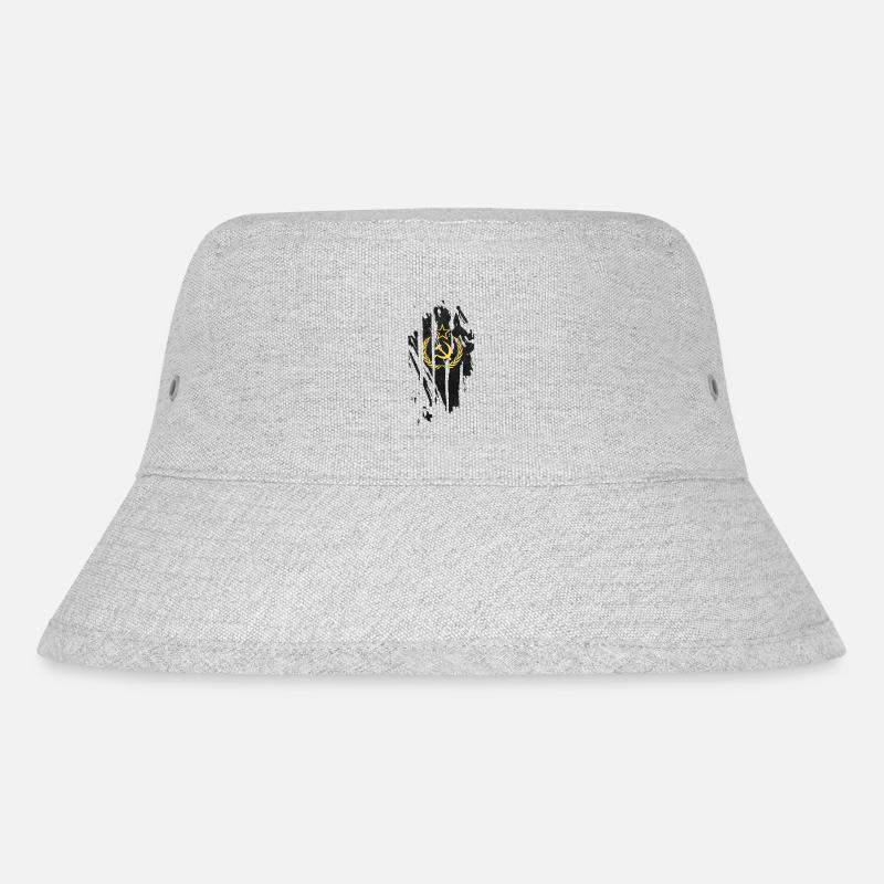 Soviet union - Stanley/Stella Recycled Bucket Hat - heather grey