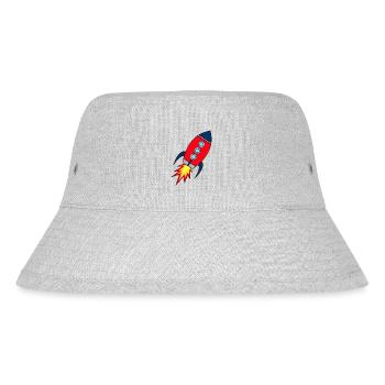 Lanceuse de fusée | Lancement de missiles | École de fusées pour enfants - Bob recyclé Stanley/Stella - gris chiné - Devant