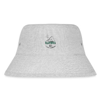 Ich liebe Camping Shirt für Camping - Stanley/Stella recycelter Bucket Hat - Grau meliert - Vorne
