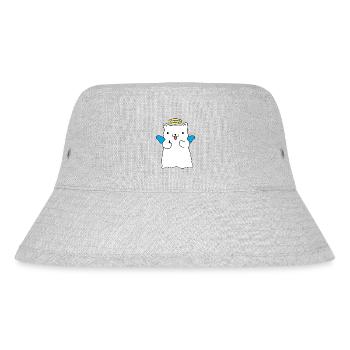 Mischievous angel - Stanley/Stella Recycled Bucket Hat - heather grey - Front