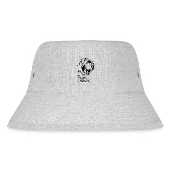 Loved by a Giant Schnauzer Hundespruch Wilsigns - Stanley/Stella recycelter Bucket Hat - Grau meliert - Vorne
