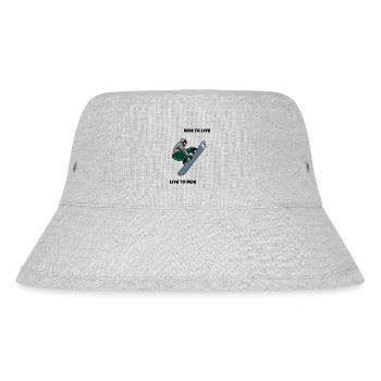 SNOWBOARDING - Stanley/Stella Recycled Bucket Hat - heather grey - Front