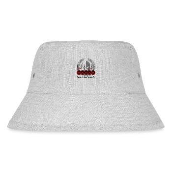 Sparta had no walls! - Stanley/Stella recycelter Bucket Hat - Grau meliert - Vorne