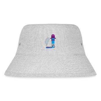 Unreal gas mask - Stanley/Stella Recycled Bucket Hat - heather grey - Front