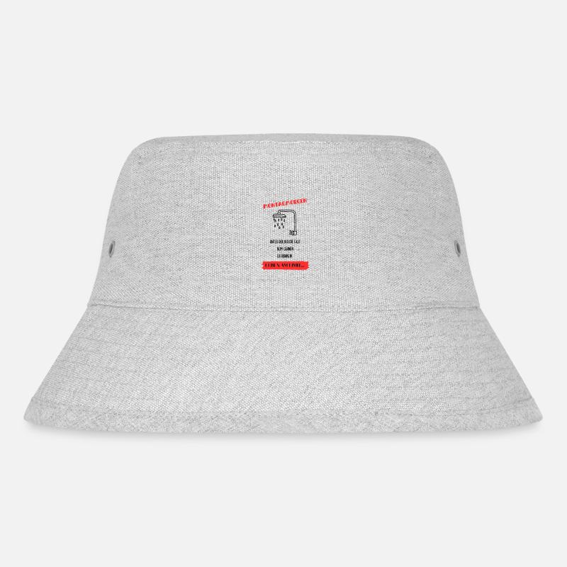 Montag Morgen - Stanley/Stella recycelter Bucket Hat - Grau meliert