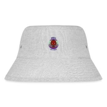 Purple Demon - Stanley/Stella Recycled Bucket Hat - heather grey - Front