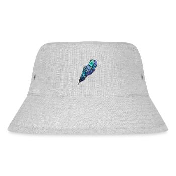 Feather - Stanley/Stella Recycled Bucket Hat - heather grey - Front