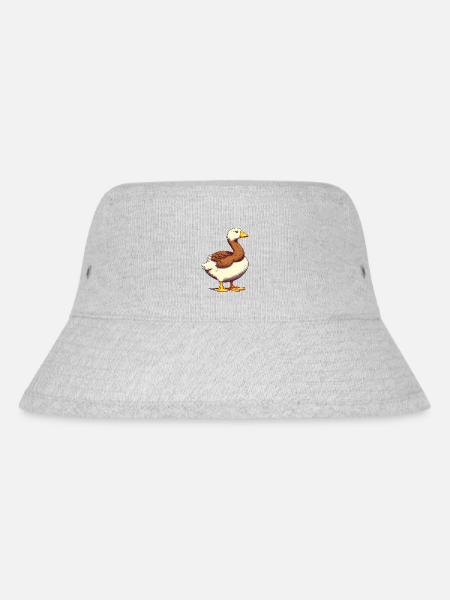 Quacksalber-tastisch - Stanley/Stella recycelter Bucket Hat - Grau meliert