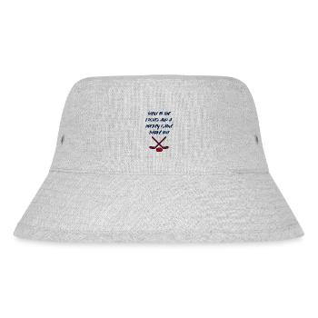 Je suis allé aux bagarres et une partie de hockey a éclaté - Bob recyclé Stanley/Stella - gris chiné - Devant