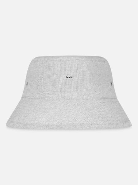 T-shirt « Happy » (minimaliste) - Bob recyclé Stanley/Stella - gris chiné