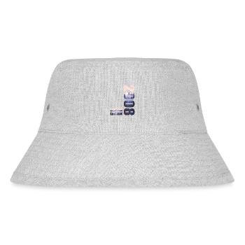 2008. Limited Edition T-Shirt Geburtstags Idee - Stanley/Stella recycelter Bucket Hat - Grau meliert - Vorne