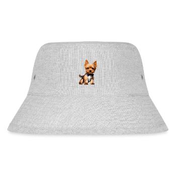 Dog Owner Yorkshire Terrier Puppy Dog - Stanley/Stella Recycled Bucket Hat - heather grey - Front