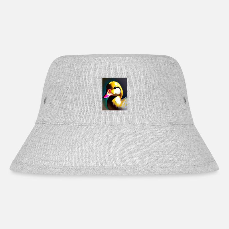 ElegenatQuack - Stanley/Stella recycelter Bucket Hat - Grau meliert