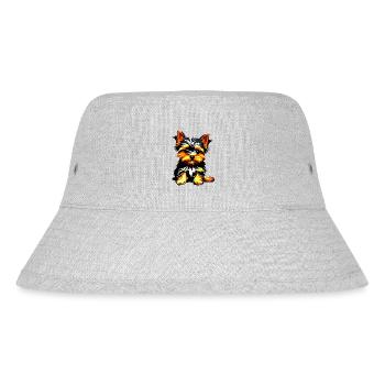 Dog Owner Dog Puppy Yorkshire Terrier - Stanley/Stella Recycled Bucket Hat - heather grey - Front