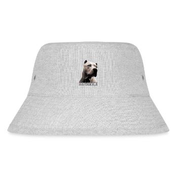 Dogo Argentino Hund Design für Hundeliebhaber - Stanley/Stella recycelter Bucket Hat - Grau meliert - Vorne