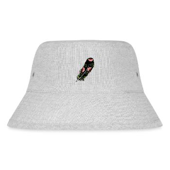 Feather - Stanley/Stella Recycled Bucket Hat - heather grey - Front