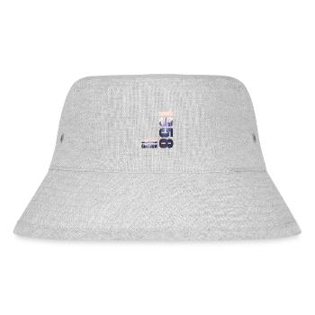 1958. Limited Edition T-Shirt Geburtstags Idee - Stanley/Stella recycelter Bucket Hat - Grau meliert - Vorne