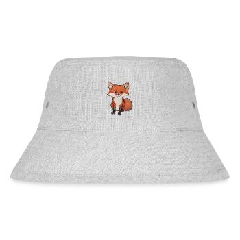 Kleine Fuchs - Stanley/Stella recycelter Bucket Hat - Grau meliert - Vorne