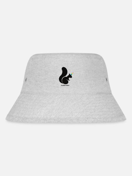 Einhörnchen - Stanley/Stella recycelter Bucket Hat - Grau meliert