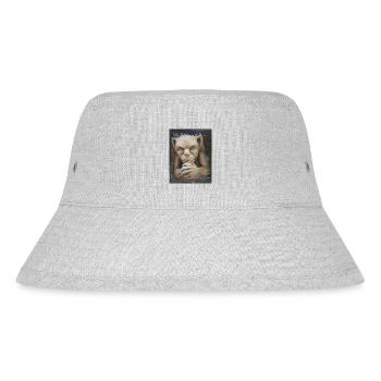 uggly creature - Stanley/Stella Recycled Bucket Hat - heather grey - Front