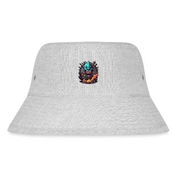 Graffiti Monster - Stanley/Stella recycelter Bucket Hat - Grau meliert - Vorne