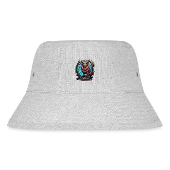 Graffiti Monster - Stanley/Stella recycelter Bucket Hat - Grau meliert - Vorne
