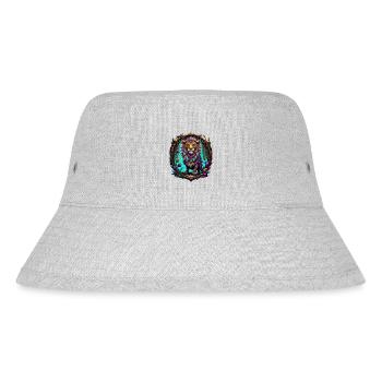 Graffiti Monster - Stanley/Stella recycelter Bucket Hat - Grau meliert - Vorne
