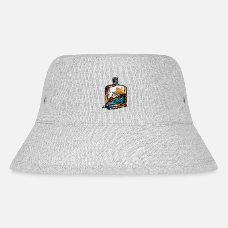 Gin - Stanley/Stella recycelter Bucket Hat - Grau meliert
