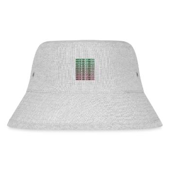 Birthday Vegan Love Vegetable Dog Animals - Stanley/Stella Recycled Bucket Hat - heather grey - Front