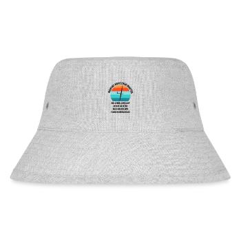Segelflieger Segelfliegen Segelflugzeug Fliegen - Stanley/Stella recycelter Bucket Hat - Grau meliert - Vorne