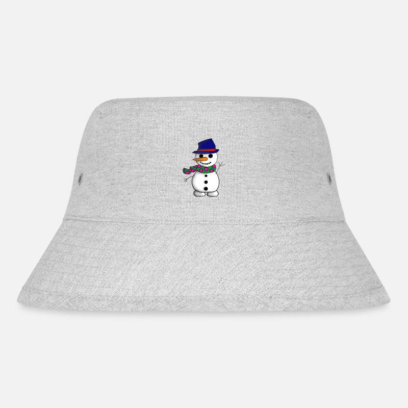 Frosty Style - Stanley/Stella recycelter Bucket Hat - Grau meliert