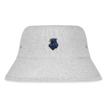 Adler Graffiti - Stanley/Stella recycelter Bucket Hat - Grau meliert - Vorne