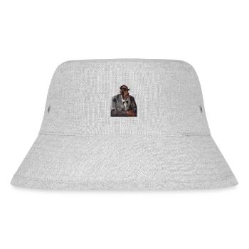 old man - Stanley/Stella Recycled Bucket Hat - heather grey - Front