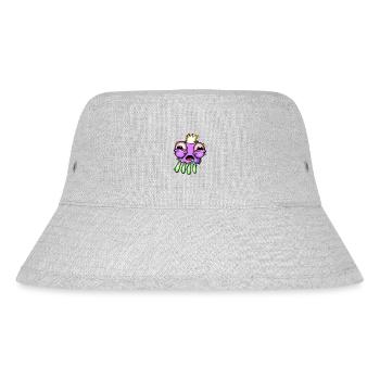 Qualle - Stanley/Stella recycelter Bucket Hat - Grau meliert - Vorne