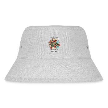 Fahrradwerkstatt Fahrradmonteurin Fahrrad - Stanley/Stella recycelter Bucket Hat - Grau meliert - Vorne