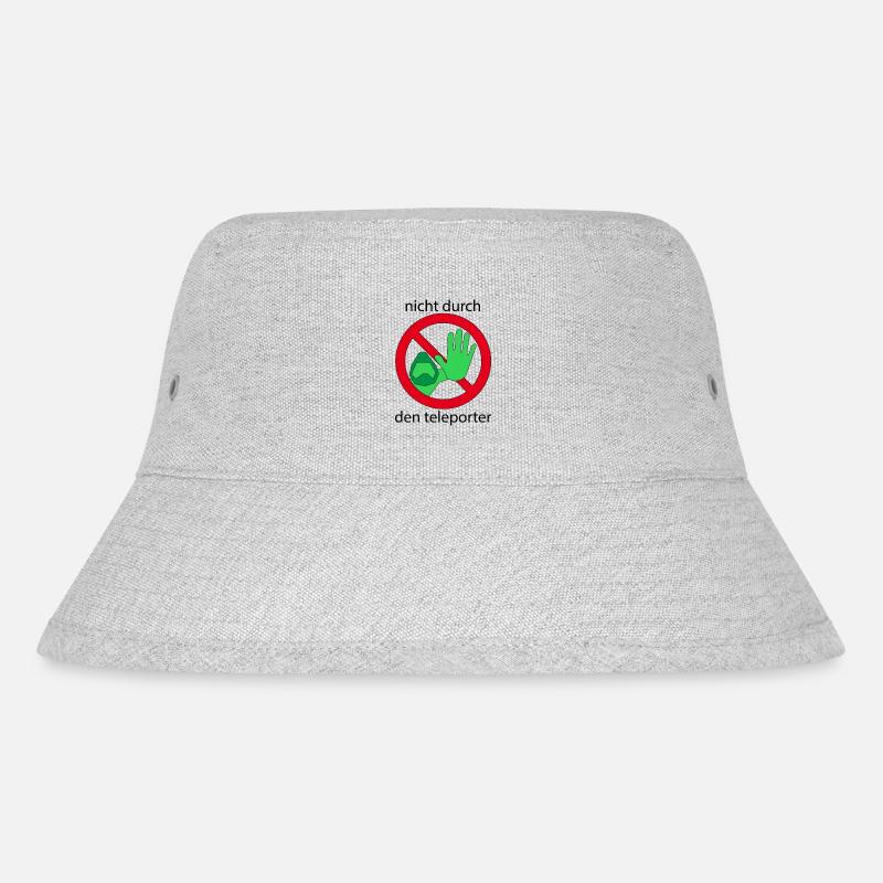 Nicht durch den Teleporter - Stanley/Stella recycelter Bucket Hat - Grau meliert