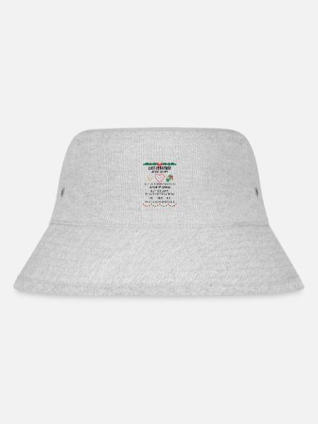 funny Christmas - Stanley/Stella recycelter Bucket Hat - Grau meliert