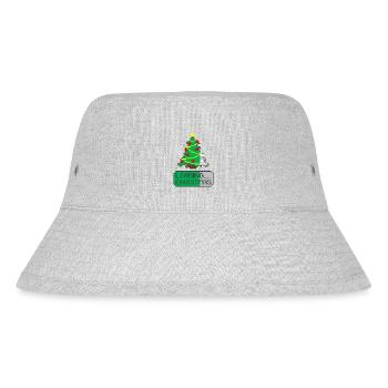Weihnachtsbaum wird geladen - Stanley/Stella recycelter Bucket Hat - Grau meliert - Vorne
