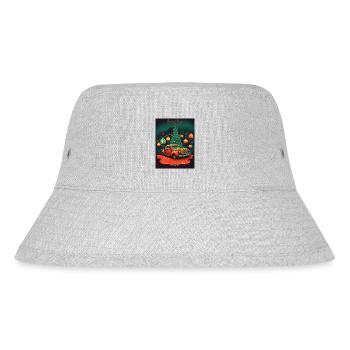 Scène de Noël vintage - Bob recyclé Stanley/Stella - gris chiné - Devant