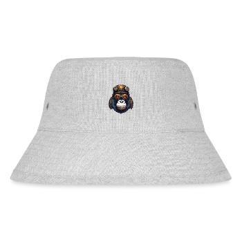 GorillaPunk - Stanley/Stella recycelter Bucket Hat - Grau meliert - Vorne