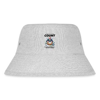 CPA Chick Counter: Humorous Tax Season Nesting Fun - Stanley/Stella Recycled Bucket Hat - heather grey - Front