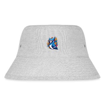 Blue Jay - Stanley/Stella Recycled Bucket Hat - heather grey - Front