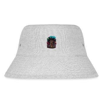 The Enchanted Forest - Stanley/Stella Recycled Bucket Hat - heather grey - Front