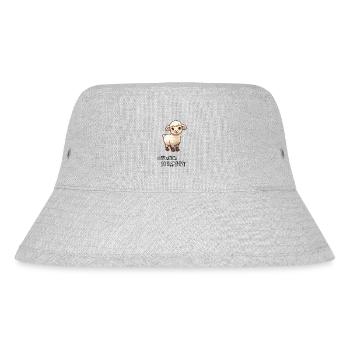 Werner the Sheep Sleep T-Shirt - Stanley/Stella Recycled Bucket Hat - heather grey - Front