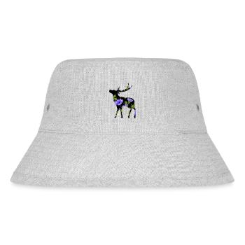Hirsch - Stanley/Stella recycelter Bucket Hat - Grau meliert - Vorne