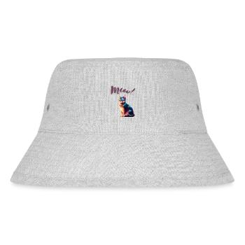 Beautiful cat - Stanley/Stella Recycled Bucket Hat - heather grey - Front