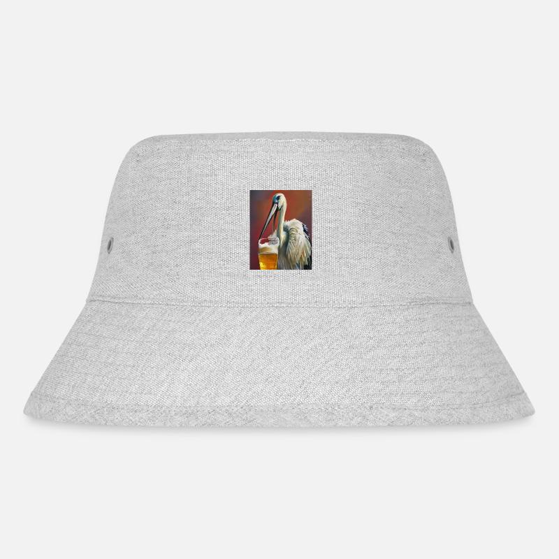 Storchen-Bier - Stanley/Stella recycelter Bucket Hat - Grau meliert