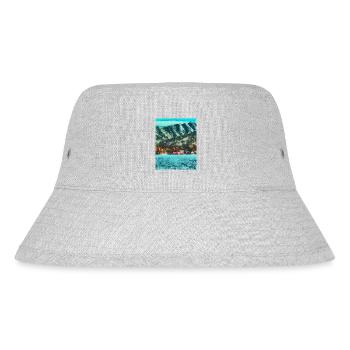 Red Gate of Peace, Ashinoko Lake, Japan - Stanley/Stella Recycled Bucket Hat - heather grey - Front